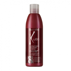 Restrukturyzacyjny Keratynowy Szampon Wygładzający do pielęgnacji po keratynowym prostowaniu FarmaVita 250 ml.